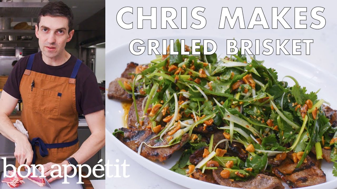 Chris Makes Grilled Brisket From the Test Kitchen