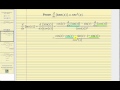 Understanding the Derivative of Tangent X