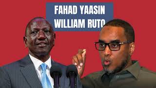 DEGDEG Fahad Yaasin Amaan kala dhul dhacay Madaxweynaha !!