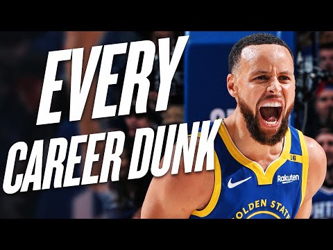 Every Dunk Of Steph Curry's Career