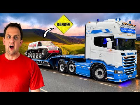 COLLECTING A NEW TOY | TWIN V8 ENGINED TANK VAN | #truckertim