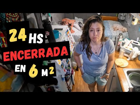 😵‍💫Reto VANLIFE: 24 hs ENCERRADA en la Furgoneta por MAL Tiempo