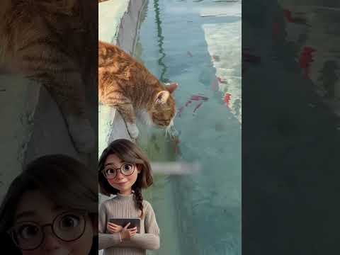 Лучшее место у воды для котиков 🏞️🐾 #животные #милота #котики