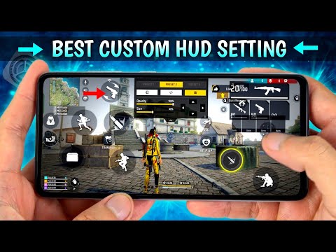 Top 3 Best Custom HUD Setting 😈 [ Handcam ] Free Fire New Headshot Setting ~