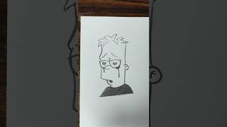 Desenho para fazer na capa do caderno da escola Bart Simpson passo a passo