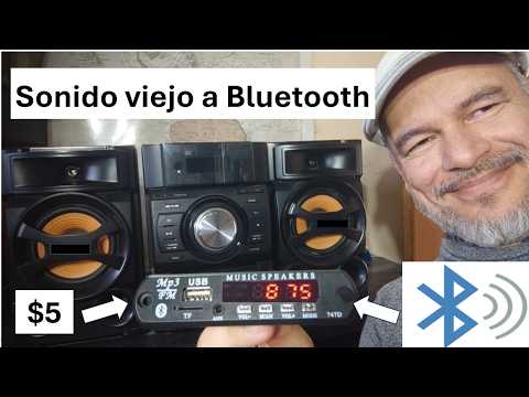 ✅ Equipo de Sonido Viejo a moderno con Bluetooth