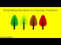 Exploring Mixed Numbers and Improper Fractions