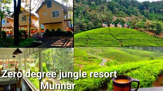 Zero degree jungle resort in munnar 4k |Affordable cottages in munnar in the middle of tea estate
