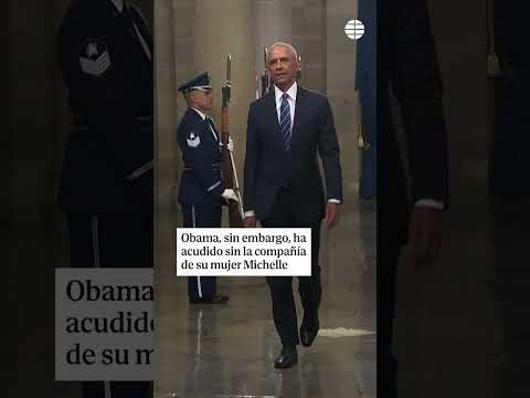 Clinton, Obama y Bush, buena sintonía entre ex presidentes en la jura de #trump #obama #clinton