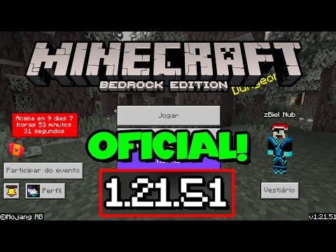 MINECRAFT PE 1.21.51 OFICIAL - NOVA ATUALIZAÇÃO COM CORREÇÕES E MUDANÇA EM INTERFACES !!