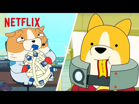 Top Hilarious Dogs in Space Moments Mashup | Netflix Futures