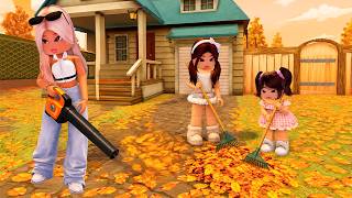 Ganamos dinero RECOGIENDO LAS HOJAS en ROBLOX 