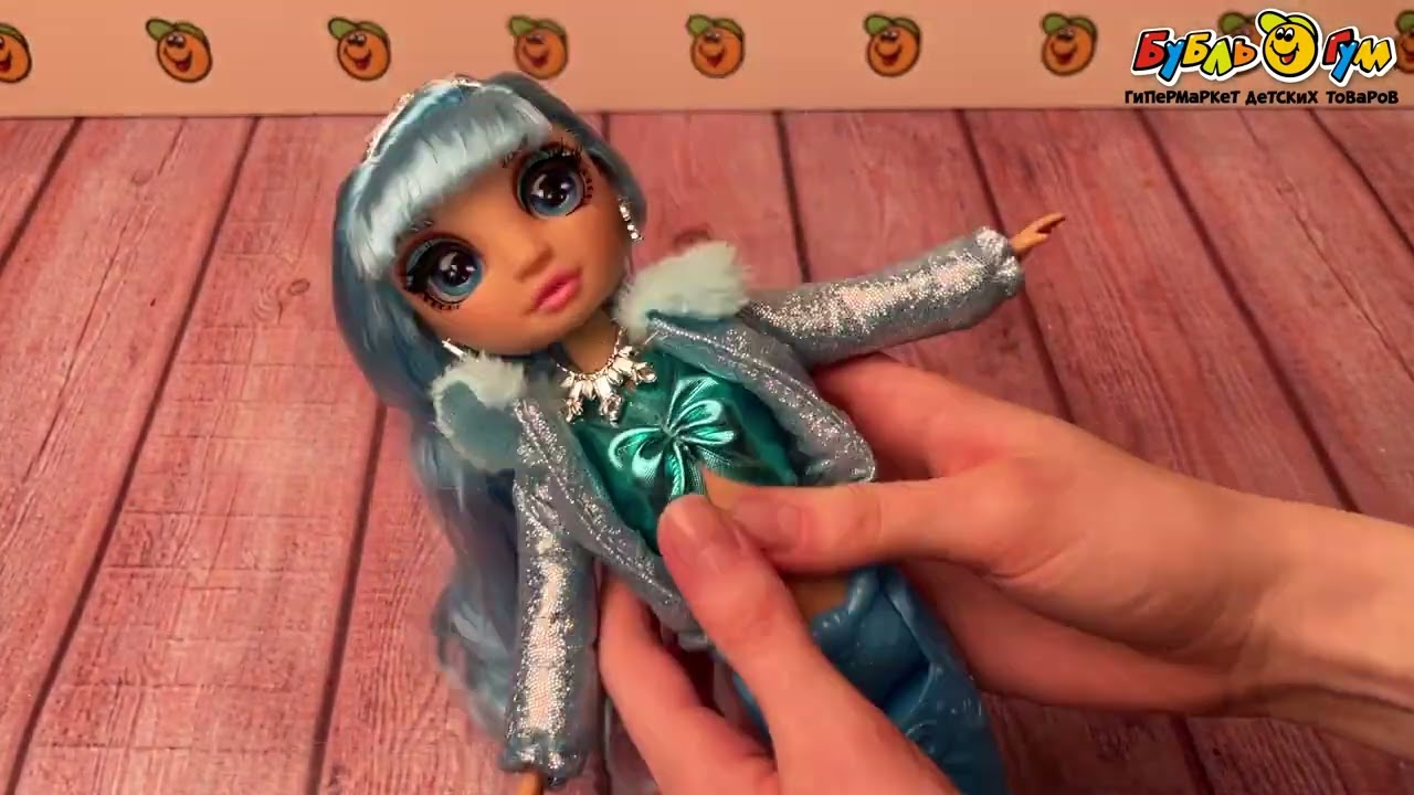 Кукла Likee Girl Сказочная русалка с голубыми волосами с аксессуарами - видео