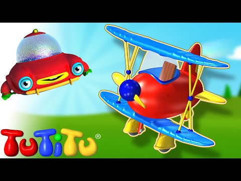 🎁TuTiTu Builds an Airplane - 🤩Fun Toddler Learning with Easy Toy Building Activities🍿