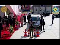 الرئيس السيسي يصل مقر افتتاح مصنع الرمال السوداء بمدينة البرلس بكفرالشيخ