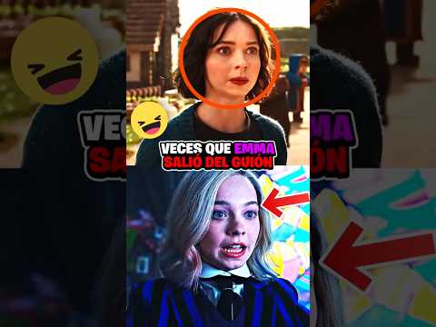 3 VECES en que Emma Myers se salió del GUIÓN 😅