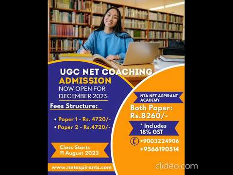 NTA Net Aspirant Academy YouTube video thumbnail