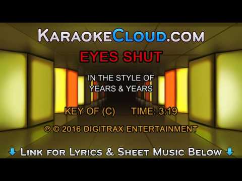 Years & Years – Eyes Shut (Backing Track)