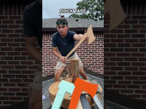 Which axe would have been the winner? 😱 #shortsfeed #viralshort