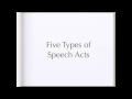 Speech Acts and Philosophy of Language