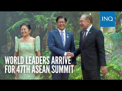 YouTube video thumbnail: World Leaders Arrive for 47th ASEAN Summit
