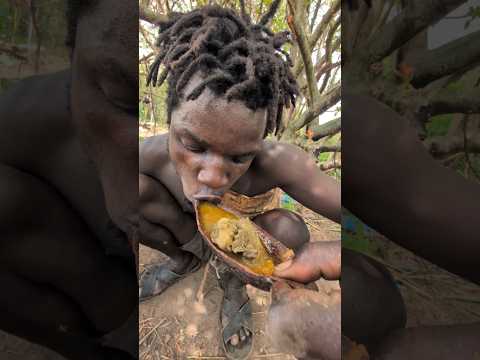 Hadzabe Bushmen Enjoy Soups 😋😲 Very delicious #culture #africa