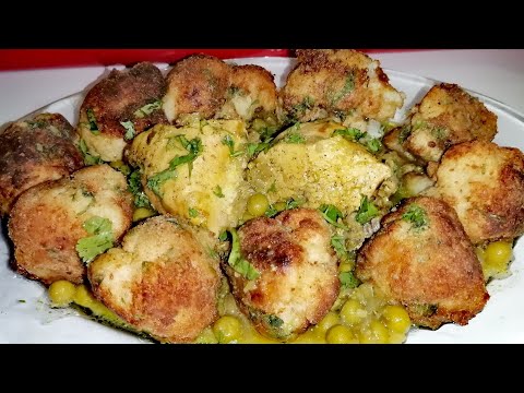 #شوفلوغ مقلي مع الجلبانة والدجاج بنيين