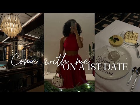 come with me on a 1st date in dubai | pretty restaurant + good conversation &more! allyiahsface vlog