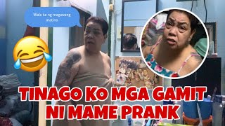 TINAGO KO MGA GAMIT NI MAME PRANK (galit na galit siya)