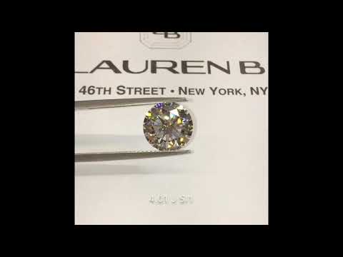 Round Diamonds 3.61-4.01ct I-J Color and SI1 Clarity