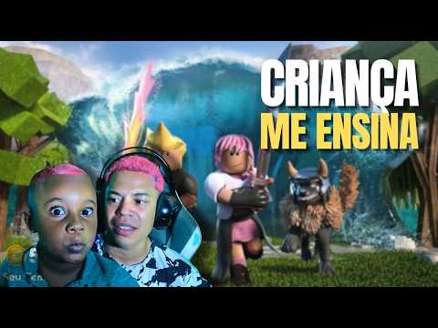 CRIANÇA ME ENSINA A JOGAR ROBLOX  - RUAN MANIA 😂😂😂😂