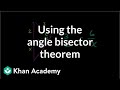 Exploring the Angle Bisector Theorem in Triangles