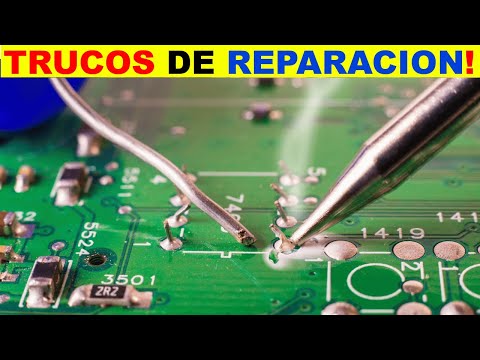 COMO SOLDAR Y DESOLDAR COMPONENTES ELECTRONICOS CON SIMPLE TRUCO!