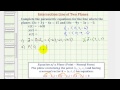 Parametric Equations of Line Intersections