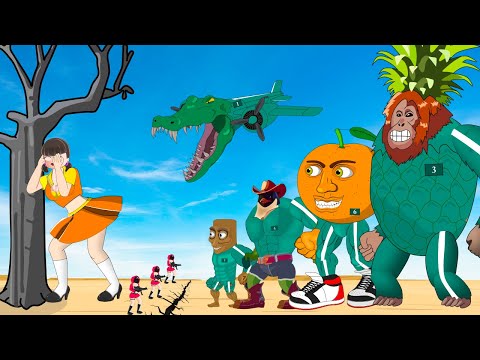 What If HULK, SPIDERMAN & All ITALIAN BRAINROT Played Squid Game 3? | 오징어 게임 3