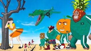 What If HULK, SPIDERMAN & All ITALIAN BRAINROT Played Squid Game 3? | 오징어 게임 3