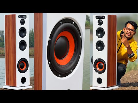 How To Make 200Watt Tower Speaker Using A TPA3116D2 Amplifier Board || Tower Speaker कैसे बनाये