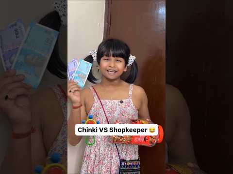 Chinki VS Shopkeeper - Kids Doing Calculations Be Like 😂 #Shorts