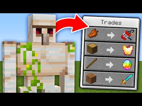 Minecraft Manhunt, But Mobs Trade Custom Items...