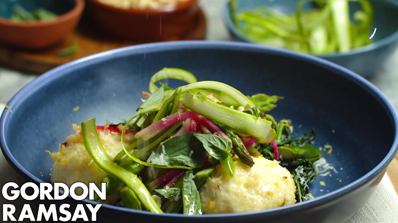 Gordon Ramsay's Cheesy Springtime Pasta Dumplings (Gnudi)