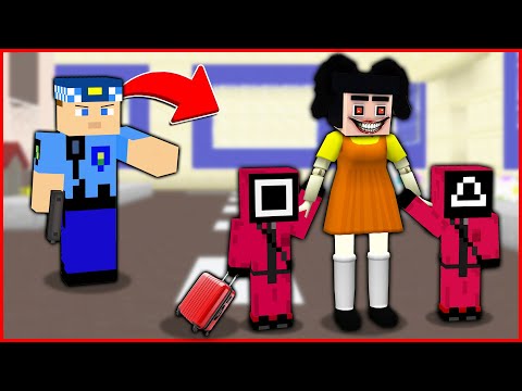 KEREM KOMİSER SQUİD GAME AİLESİNİ ŞEHİRDEN KOVDU! 😱 - Minecraft ZENGİN FAKİR HAYATI