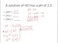 Hydroxide and Hydrogen Ion Concentrations