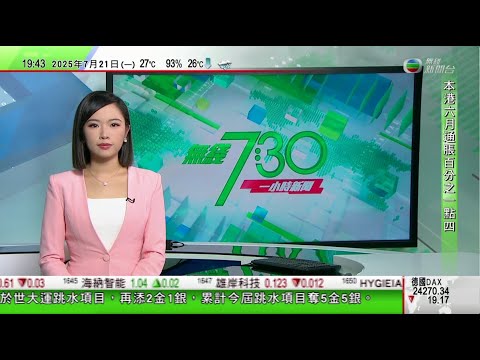 無綫TVB 730一小時新聞｜歐盟領導人周四訪華將會晤習近平｜日本自民黨首次同時喪失兩院控制權 石破茂就選舉失利致歉惟表明留任｜美國61歲男子戴金屬頸鏈闖入磁力共振室 被磁力扯入機器傷重死亡｜TVB