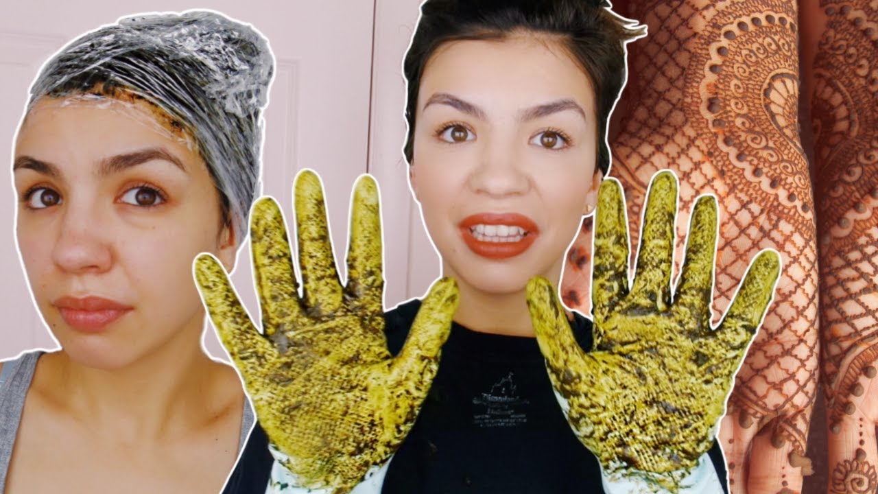 Henna hair dye -dyeing my hair black with henna - Audrey Victoria