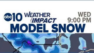 ABC10's Brenden Mincheff outlines rain and snowfall in the forecast