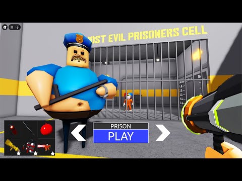 ALL ITEMS UNLOCKED in BARRY'S PRISON RUN - Walkthrough Gameplay Roblox #roblox