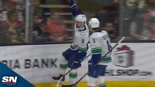 Canucks' Garland dekes out Ducks defenders to score spectacular goal