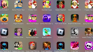 Brainrot Monster Escape,Roblox,Grimace Monster,Poppy Playtime 4,Papa Pizza's,Brawl Stars,Bendy Run..