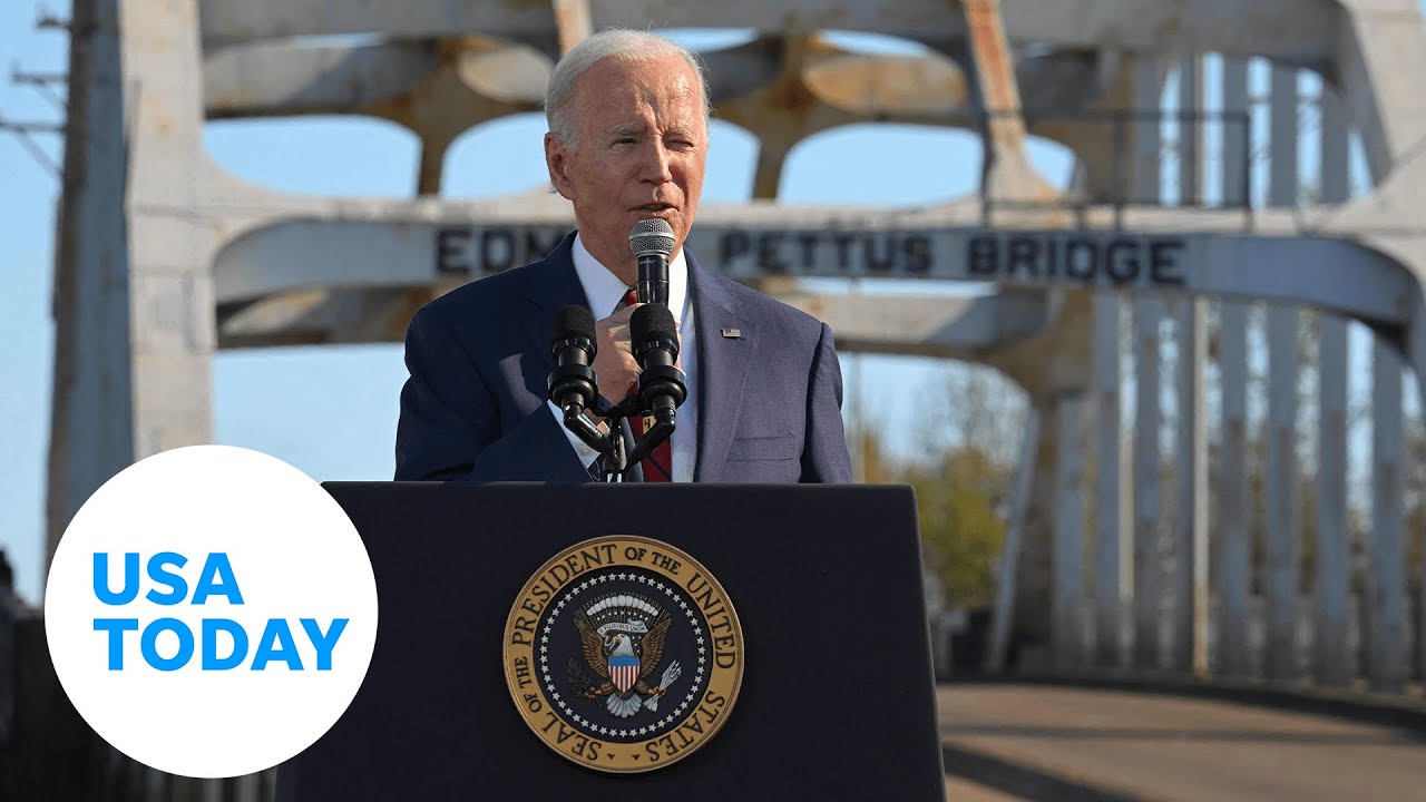 Biden calls for more voting rights as he pays ‘Bloody Sunday tribute