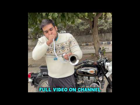 Train Horn Installation in Bullet 350 | B 4 Bullet | #shorts #youtubeshorts #viralvideo #trending